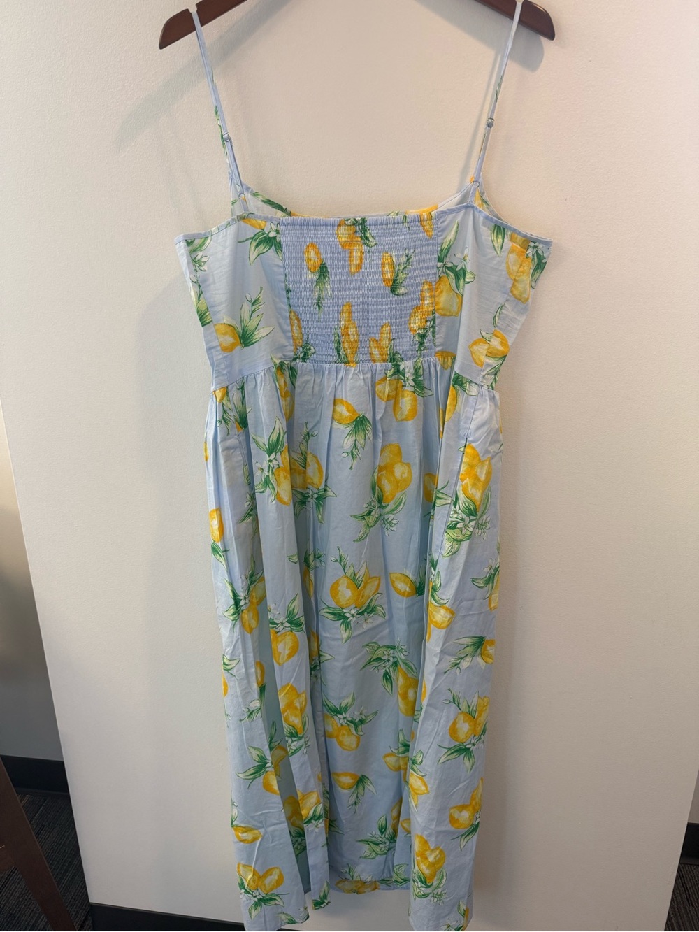 GAP Light Blue Lemon Print Sundress - Picture 4 of 5